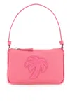Palm Angels Pink Palm Tree Shoulder Bah In Nylon In Pink