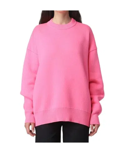 PALM ANGELS PALM ANGELS PALM TREE INTARSIA CREWNECK JUMPER