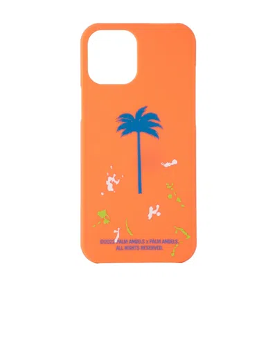 Palm Angels Palm Tree Iphone 12apt 12 Pro Mobile Phone Case In Orange