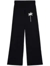 Palm Angels Gestrickte Palmen-hose In Schwarz