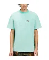 Palm Angels Palm Tree-logo Cotton T-shirt In Blue