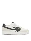 Palm Angels White & Black Palm Beach University Sneakers In White