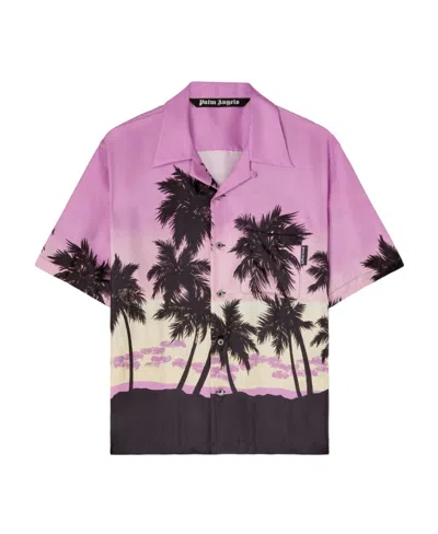 PALM ANGELS PALM ANGELS PALM SUNSET PRINTED BUTTONED SHIRT
