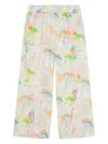 Palm Angels Palm Tree-print Trousers In 中性色