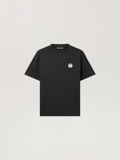 Palm Angels Palm Tree Regular T-shirt In Black