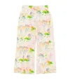 Palm Angels Palm Tree-print Trousers In Pink