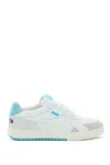 Palm Angels 'palm University' Leather Sneakers In White Light (white)