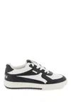 PALM ANGELS PALM UNIVERSITY TWO-TONE LEATHER SNEAKERS