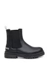 Palm Angels Palmangels Chelsea Boots In Black Wht