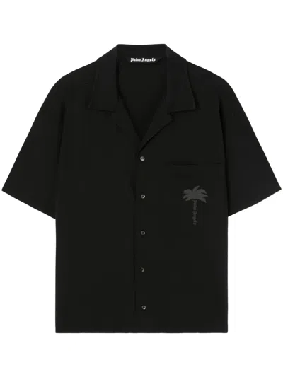 PALM ANGELS PALMS BOWLING SHIRT