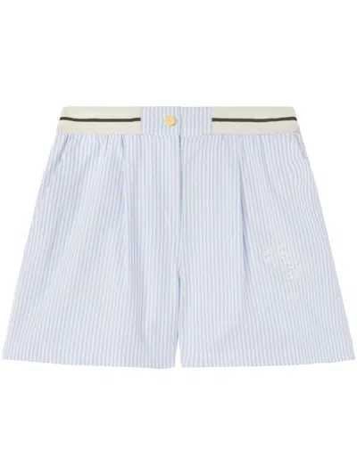 Palm Angels Palms Boxer Shorts In Blue