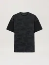Palm Angels Palms Curved Black Cotton Blend T-shirt