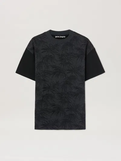 PALM ANGELS PALMS CURVED LOGO TEE