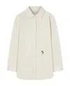 Palm Angels Shirt With Embroidered Logo In Neutral