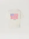 Palm Angels Palms Flag Reg Tshirt S/s In Black