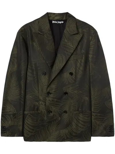 PALM ANGELS PALMS-JACQUARD BLAZER