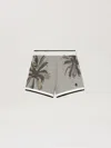 Palm Angels Palms Jacquared Knit Shorts