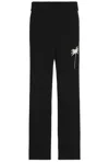 Palm Angels Palms Knit Pants In Black