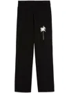 Palm Angels Palms Knit Pants In Black