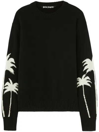 PALM ANGELS PALMS-KNIT SWEATER