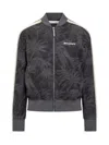 Palm Angels Women Palm Jacquard Track Jacket In Black