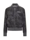 Palm Angels Women Palm Jacquard Track Jacket In Black