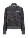 Palm Angels Women Palm Jacquard Track Jacket In Black