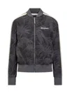 Palm Angels Women Palm Jacquard Track Jacket In Black