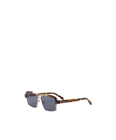 Palm Angels Panorama Sunglasses In Purple