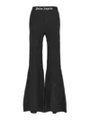 Palm Angels Classic Logo Flared Pants In Black