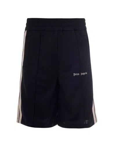 Palm Angels Pantaloncino Track Classic Logo Black Off White