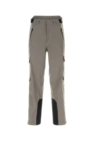 Palm Angels Reflective Logo-tape Ski Trousers In Grey