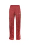 Palm Angels Tyrian Purple Viscose Pant