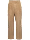 Palm Angels Pantalone Velluto Look In Multicolor