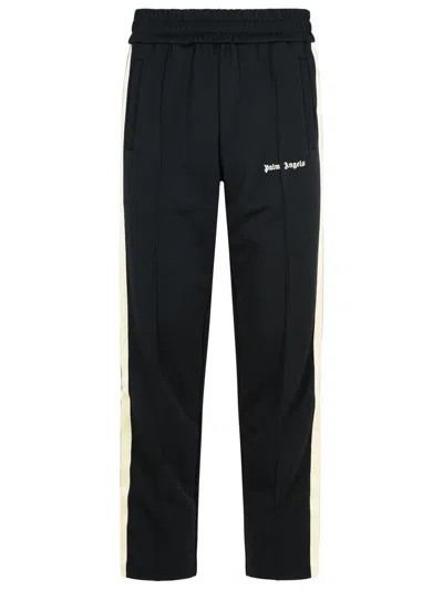 Palm Angels Logo Embroidery Embroidery Track Pants In Black