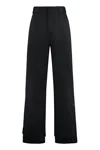 Palm Angels Men's Cotton Cargo-trousers In Black