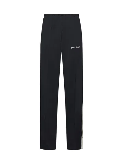 Palm Angels Pants In Black Off White
