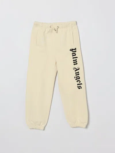 Palm Angels Pants  Kids Color White In Neutral