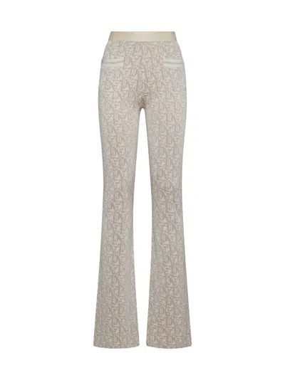 Palm Angels Pants In Off White Beige