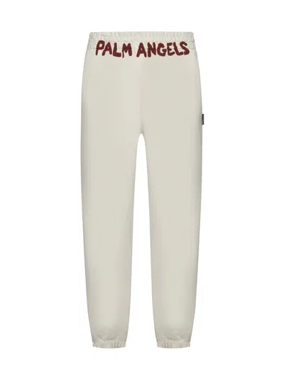 Palm Angels Pants In Off White Red