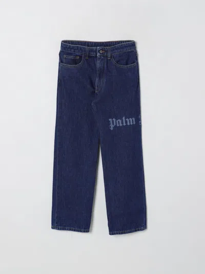 Palm Angels Pants  Kids Color Blue