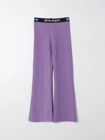 Palm Angels Pants  Kids Kids Color Lilac