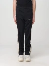 Palm Angels Black Classic Logo Knit Track Pants In Black