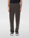 Palm Angels Curved Logo Track Pants In Brown