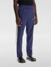 Palm Angels Logo-print Side-stripe Track Pants In Navy
