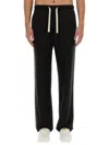 Palm Angels Elastic Waist Chino Trousers Pockets