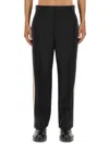 Palm Angels Pants With Logo Band In Multi