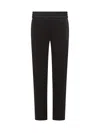 Palm Angels Trousers With Logo In Black