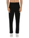 Palm Angels Pants With Logo In Black