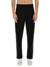Palm Angels Pants With Logo In Black